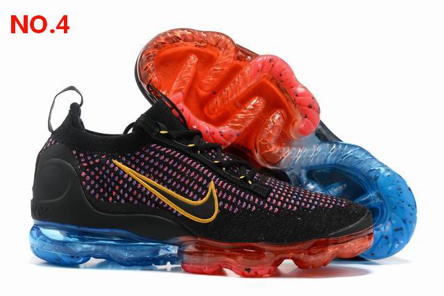 Nike Air VaporMax 2021 Men's Running Shoes Black/Photo Blue/Bright Crimson/University Gold;